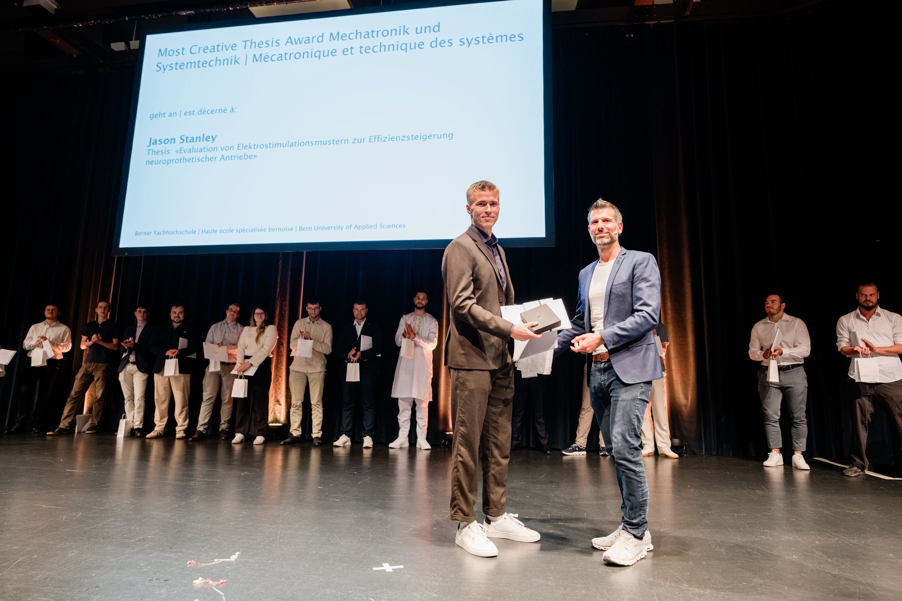 Most Creative Thesis Award: Jason Stanley.